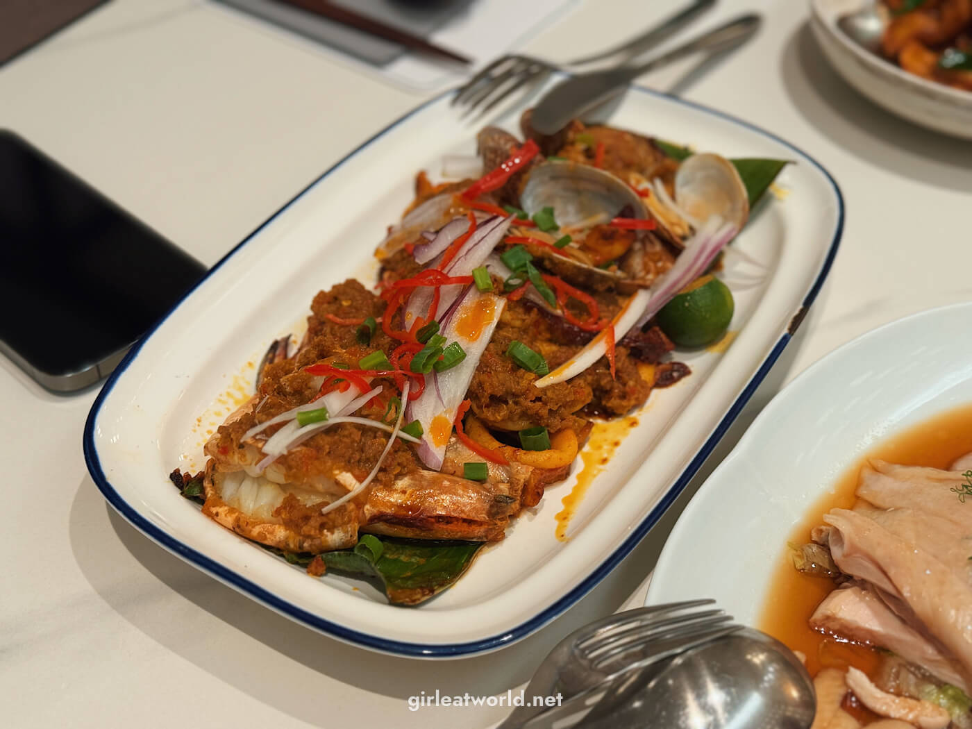 BBQ Sambal Seafood at Chatterbox