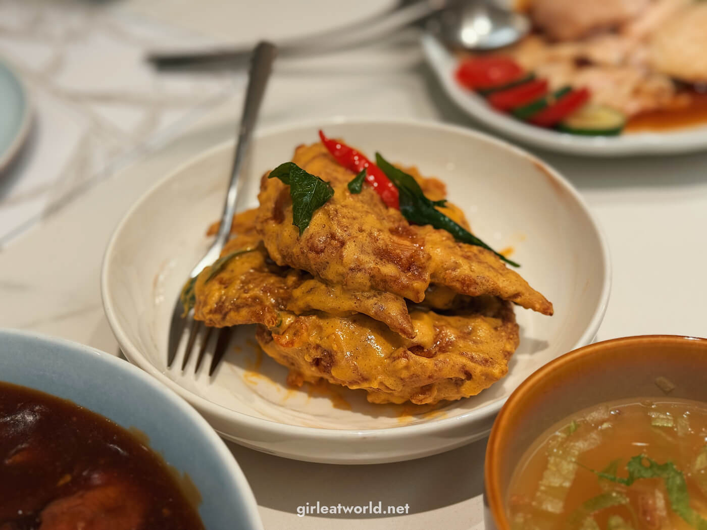 Salted Egg Chicken Wings at Chatterbox