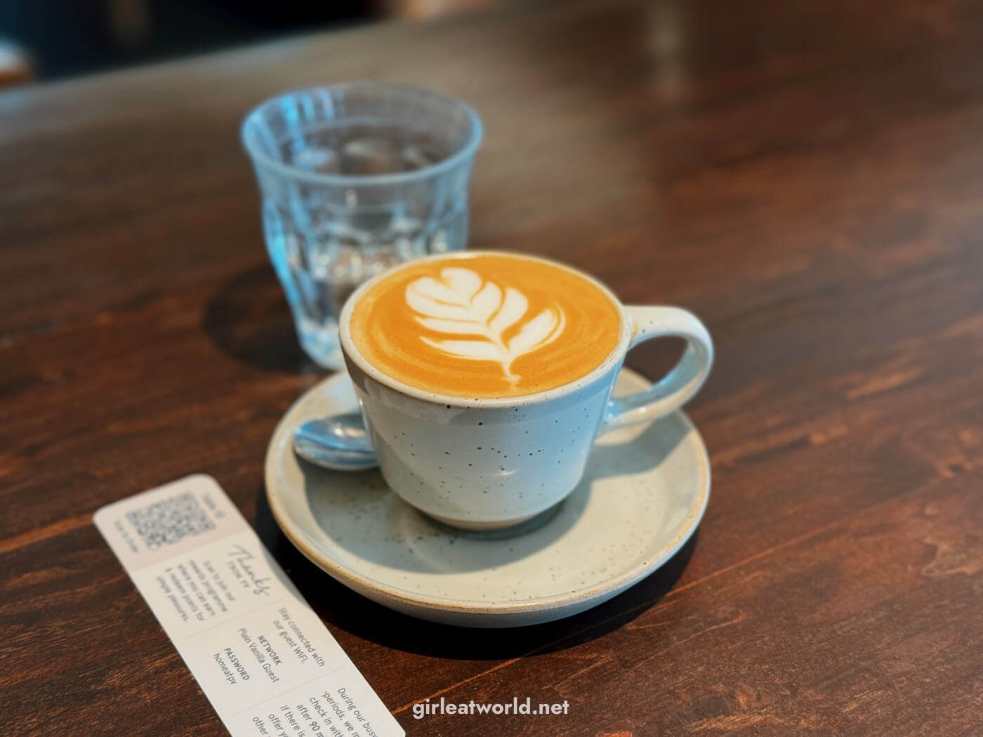 Capuccino at Plain Vanilla @ Outram