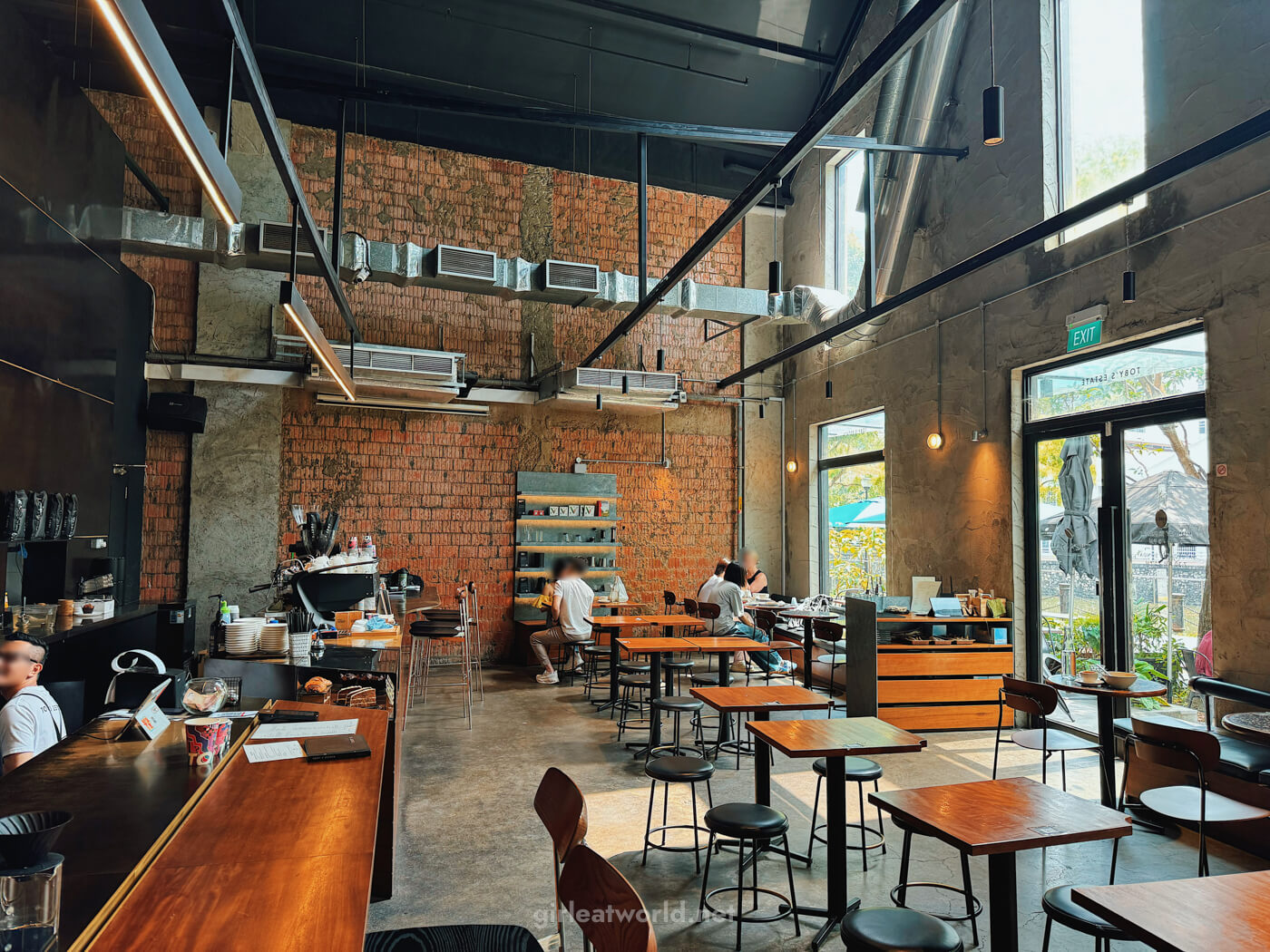 Interior of Toby's Estate Singapore