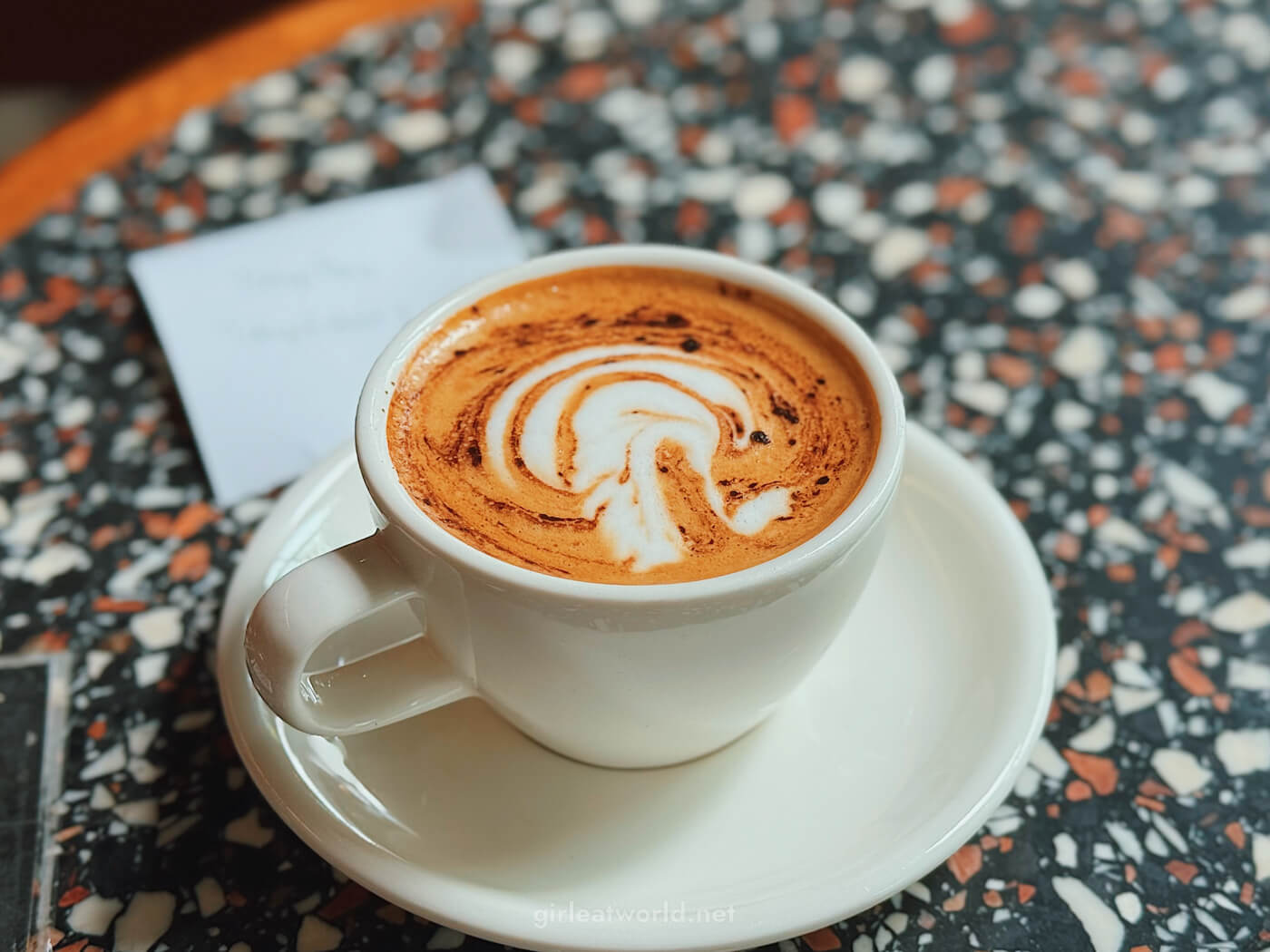 Cappuccino at Toby's Estate