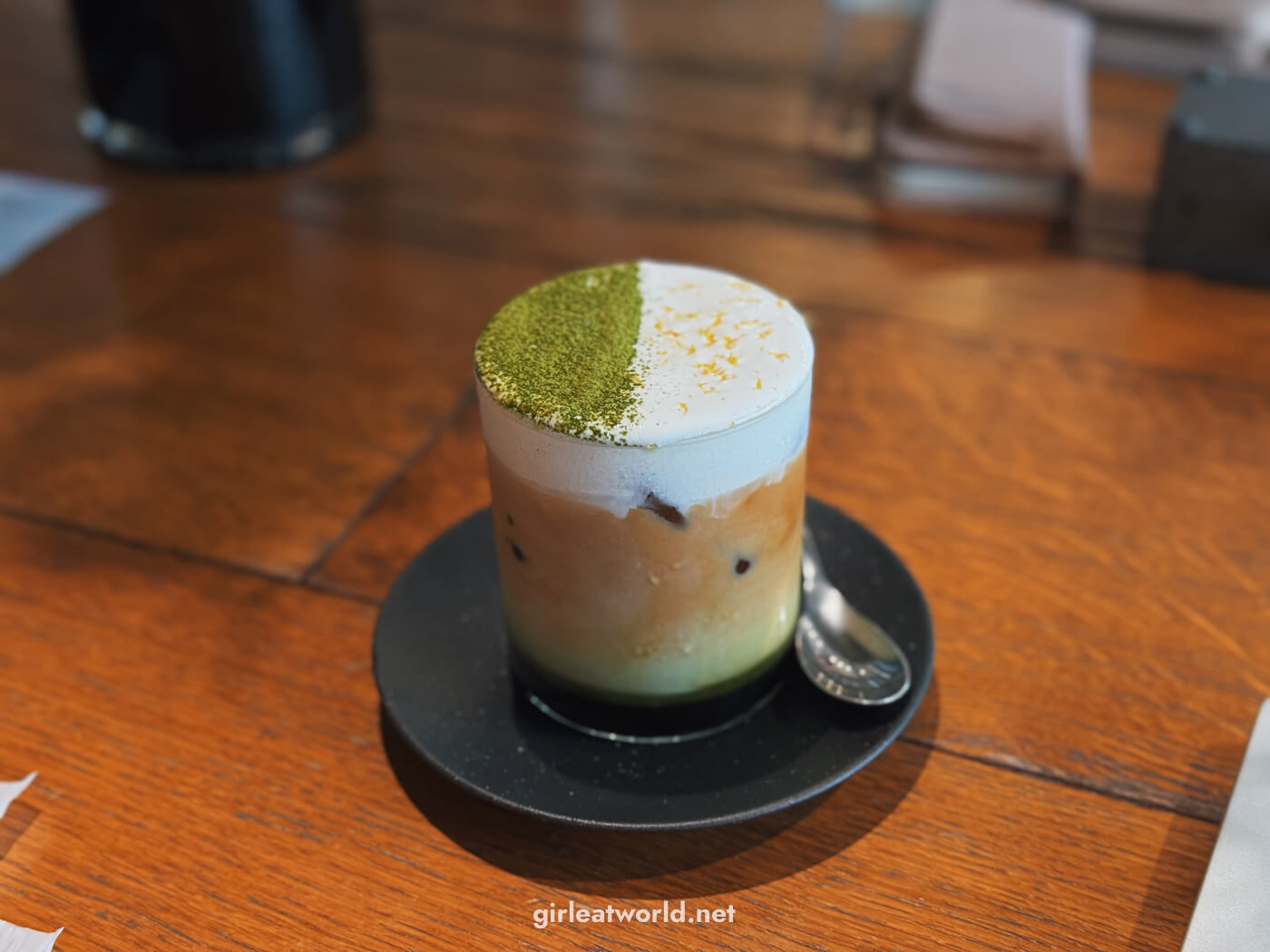 Matcha Cream top at Latte Graphic Jiyugaoka