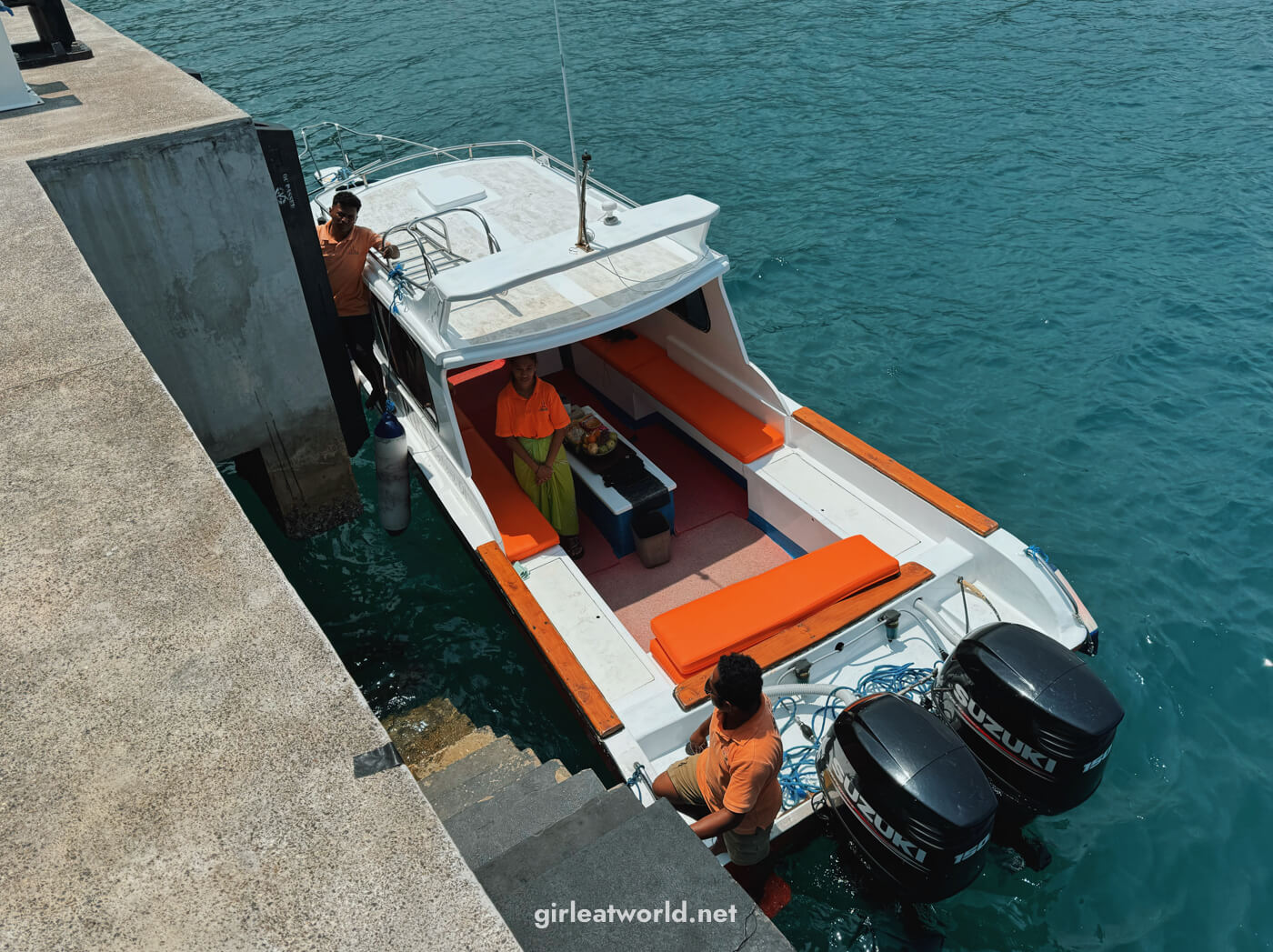 Private speed boat at Komodo National Park