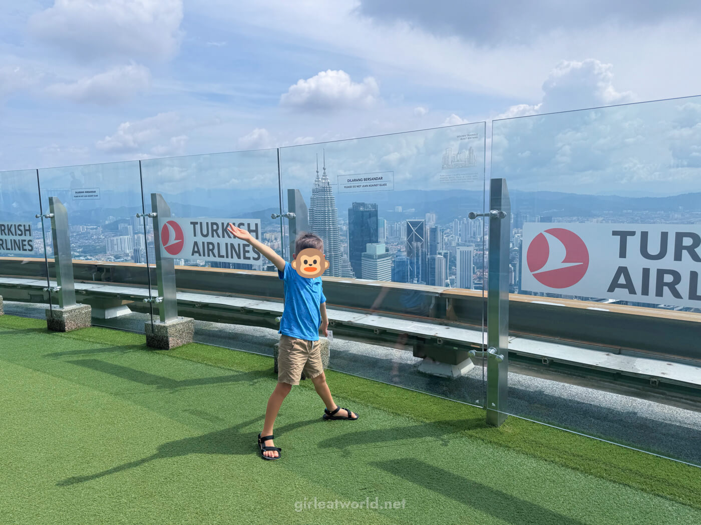 Sky terrace at KL Tower