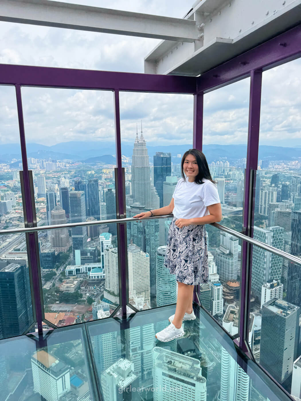 Me at the Suria Sky Box in KL Tower