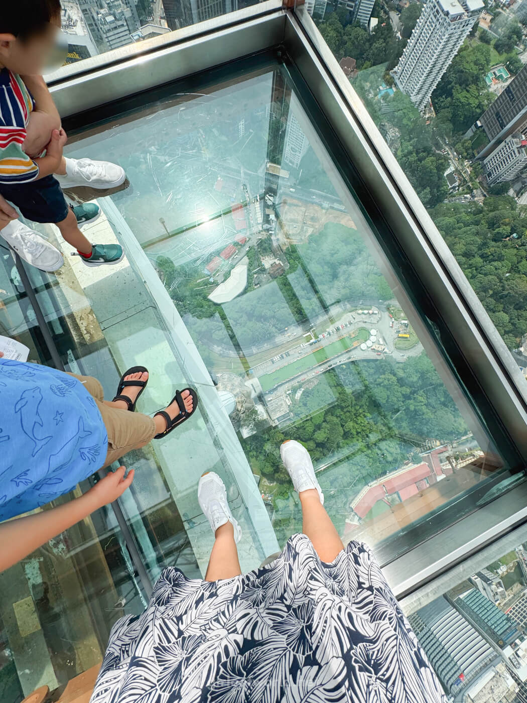 Looking down from the Sky Box at KL Tower