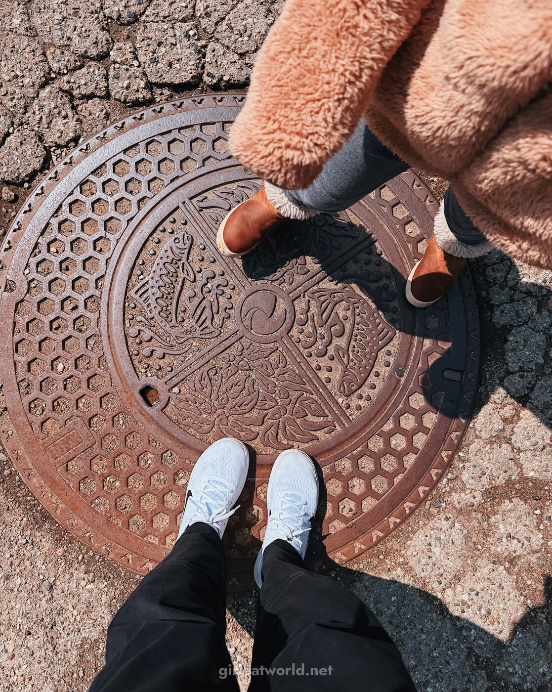 Manhole in Narai Juku