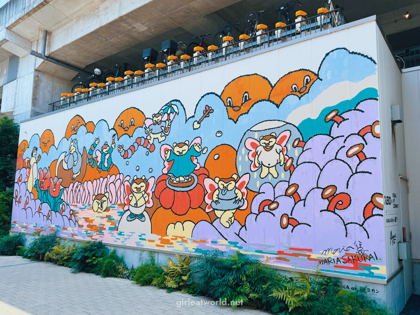 Mural in Shimokitazawa