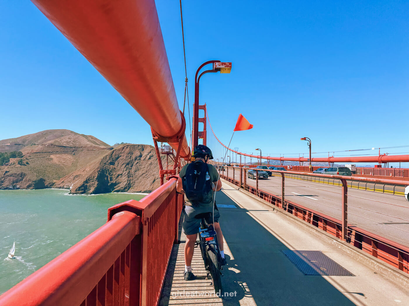 Cycling on the Golden Gate Bridge