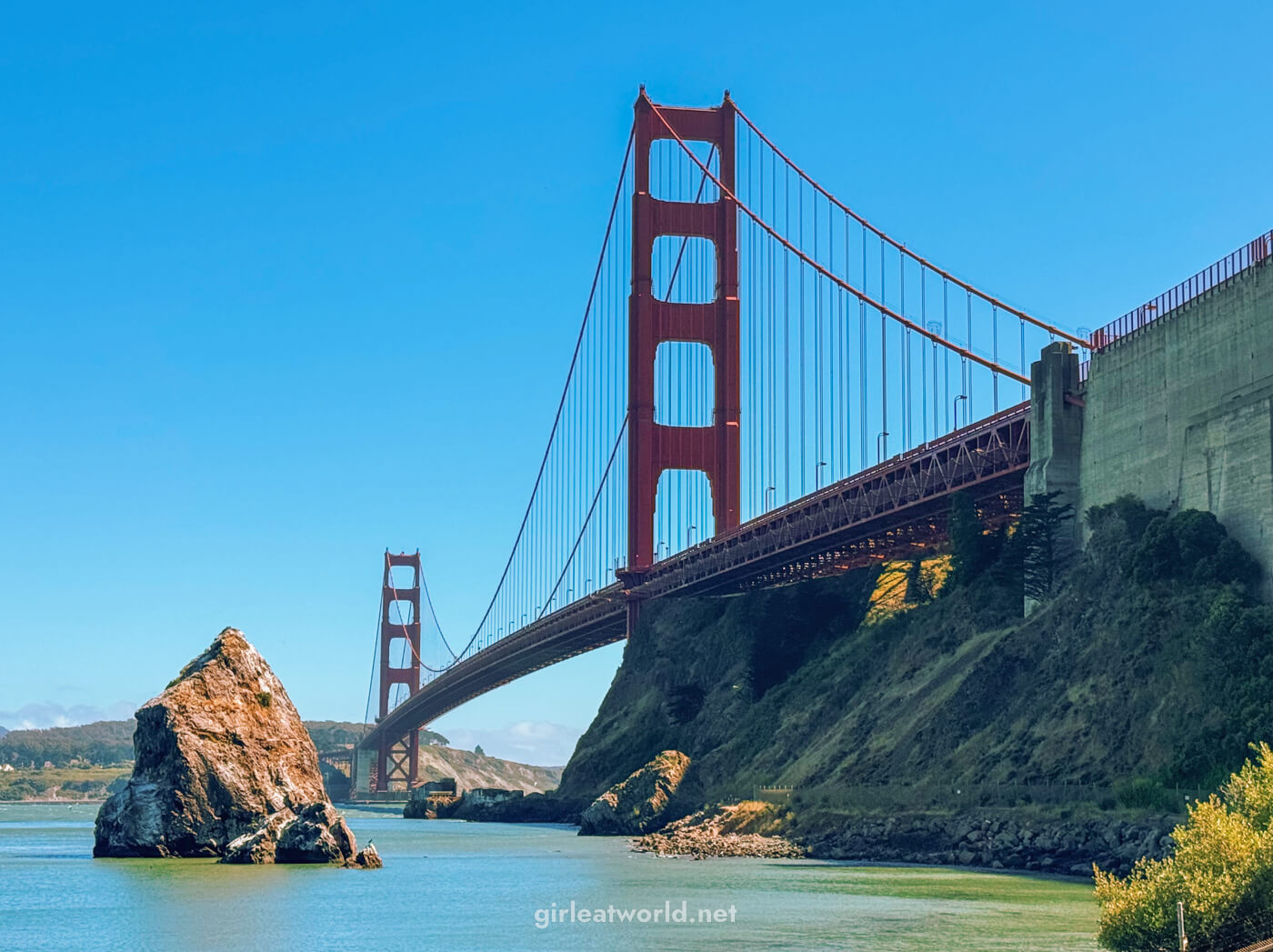 Golden Gate Bridge from Moore Rd Pier