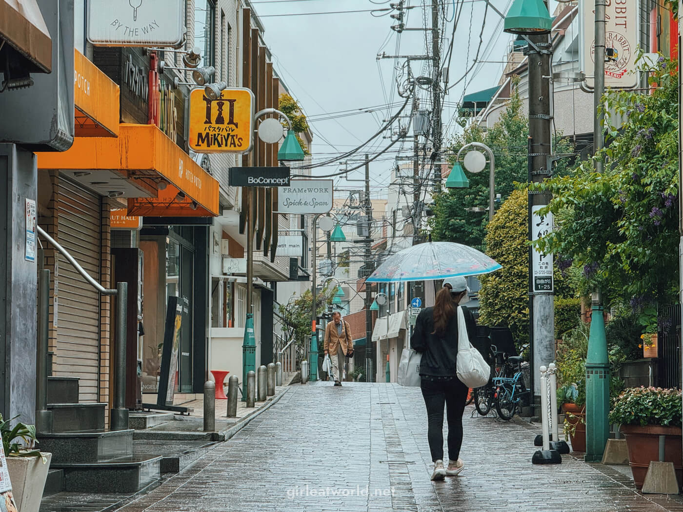 Small street in Jiyugaoka